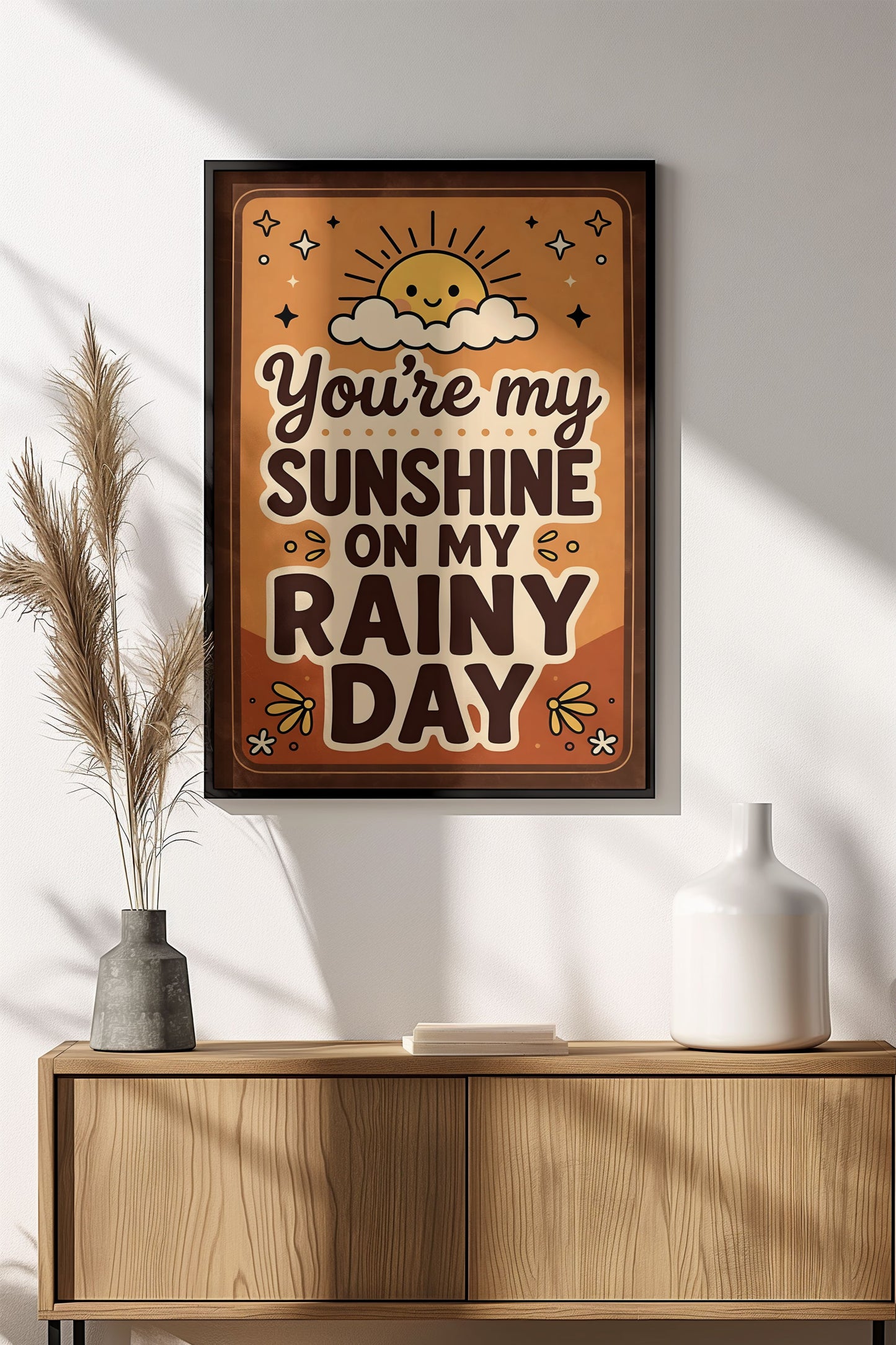 You're My Sunshine on a Rainy Day - Vintage Poster