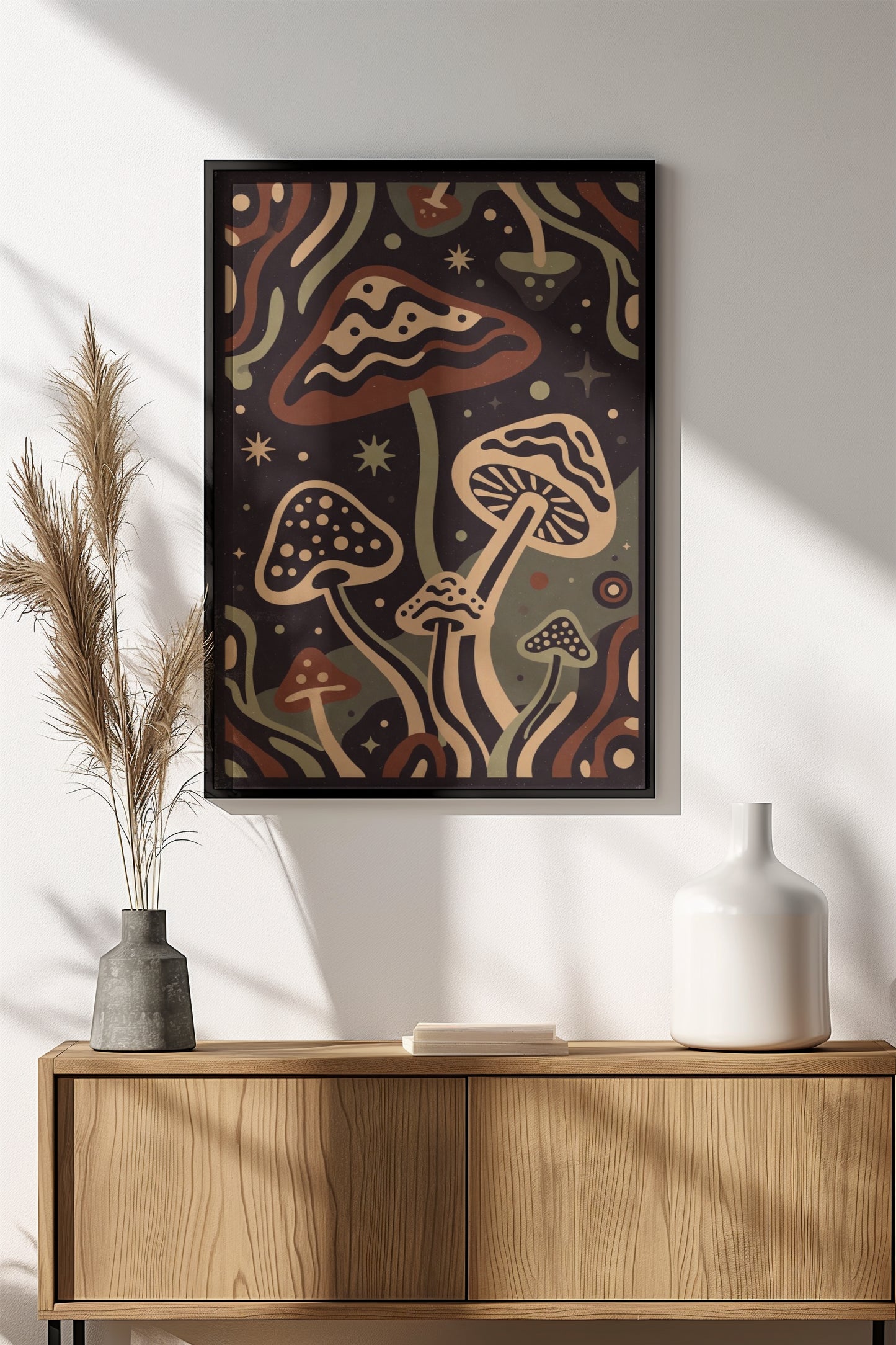 Nature Dream Poster – Retro Forest Art