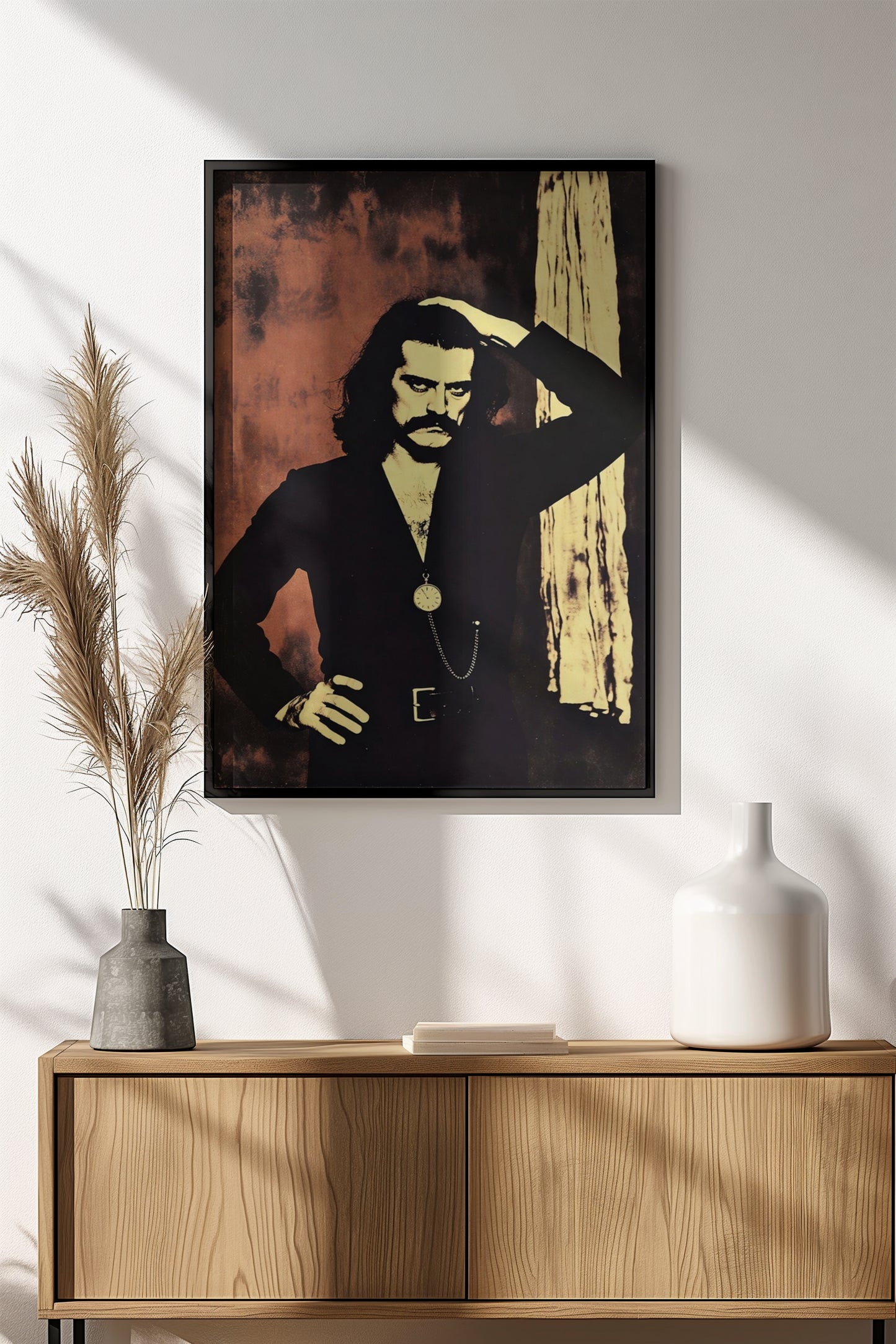 Mystic Man Poster – Retro Dark Portrait Art