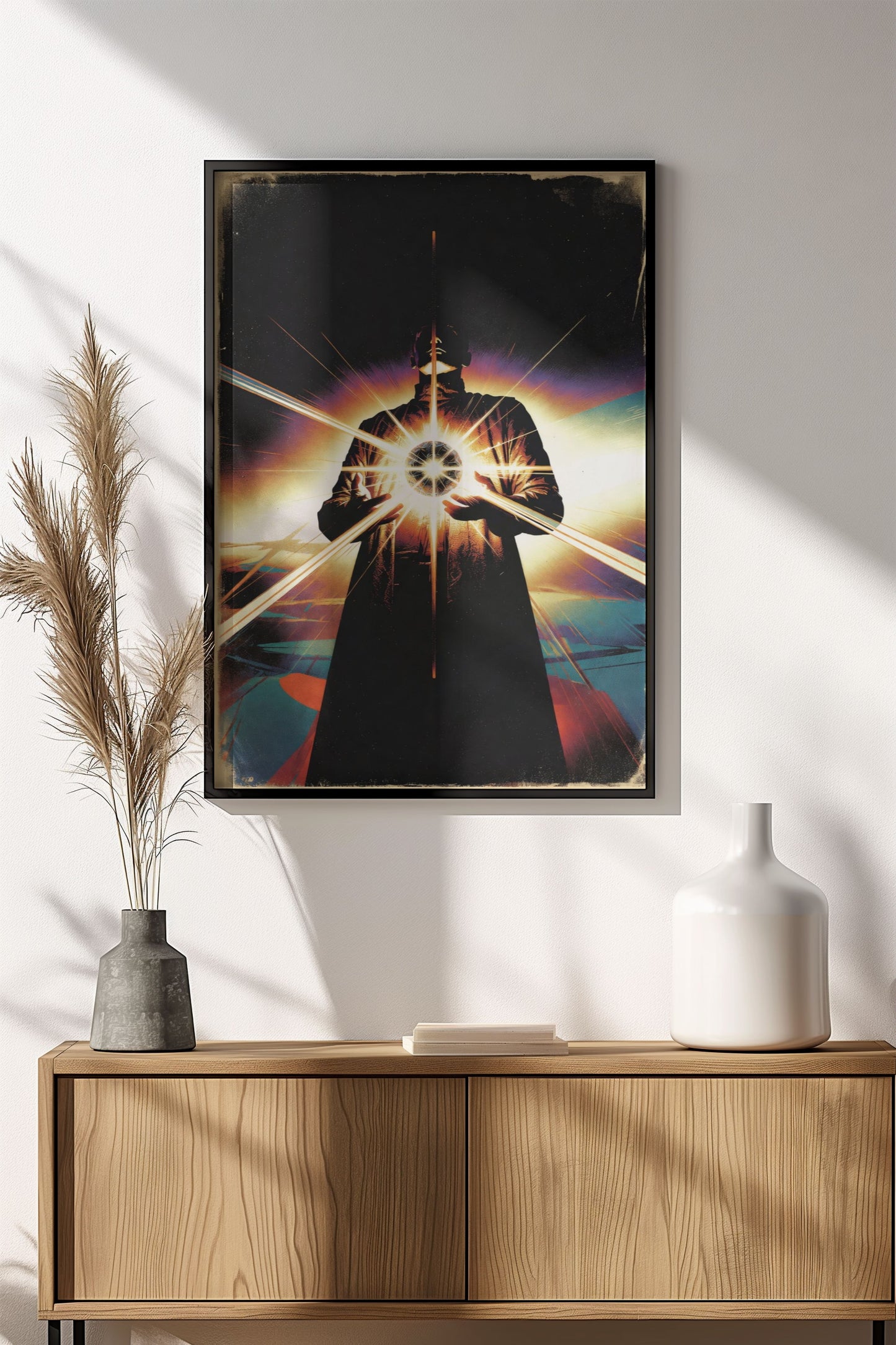 Mystic Energy Poster – Retro Cosmic Power Art