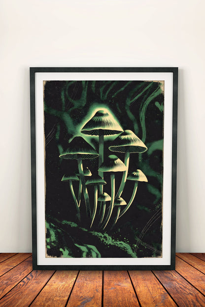 Mystic Nature Glow - Vintage Poster