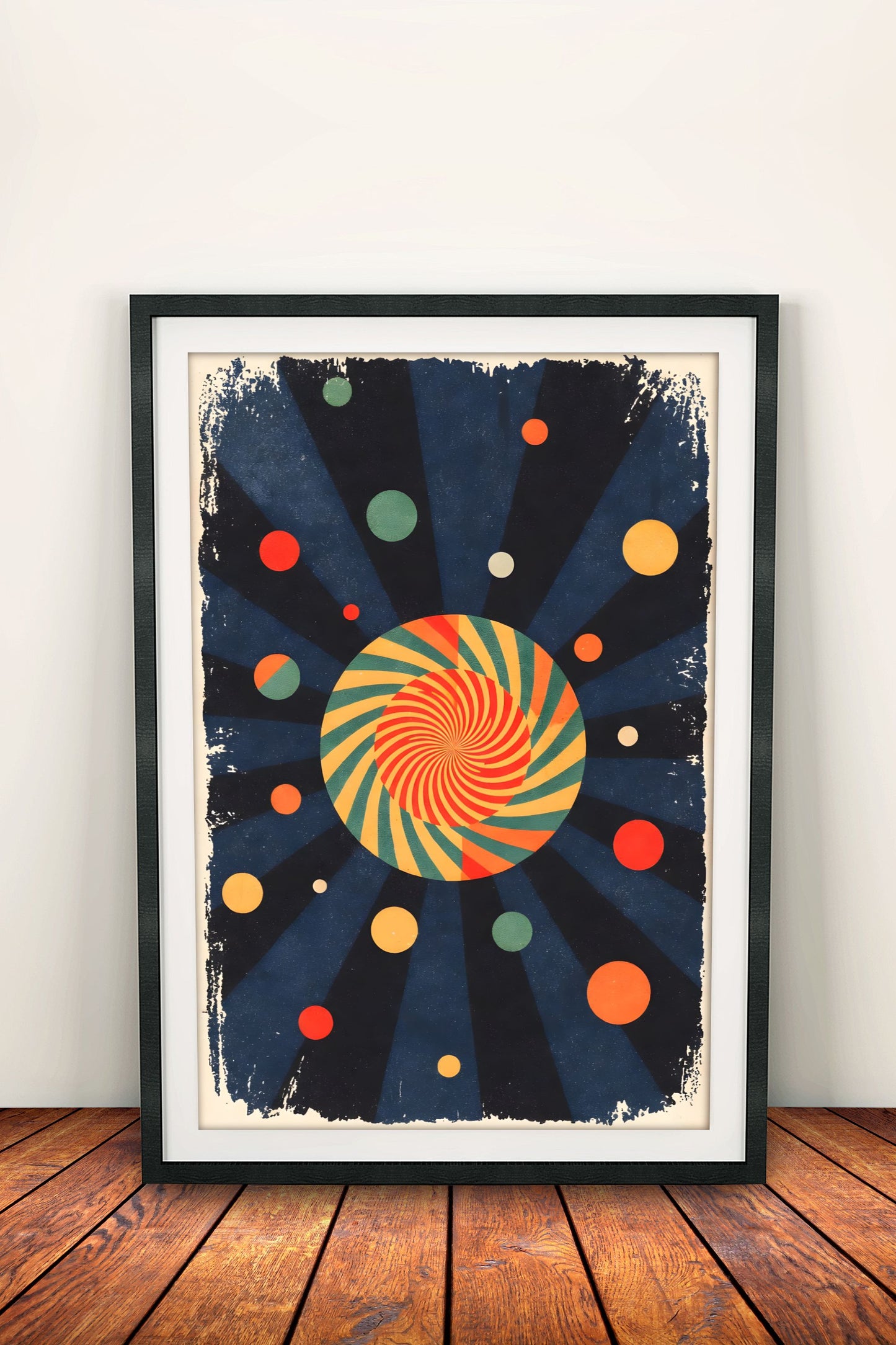 Spiral Retro Poster