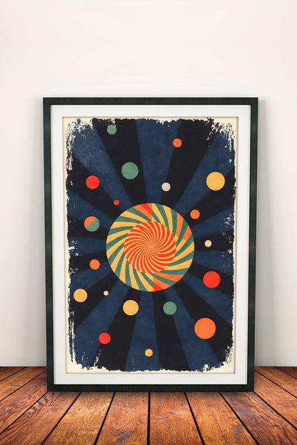 Spiral Retro Poster