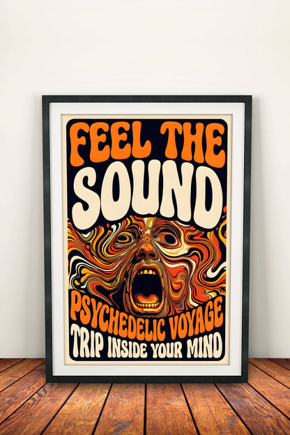 Feel the Sound - Vintage Poster