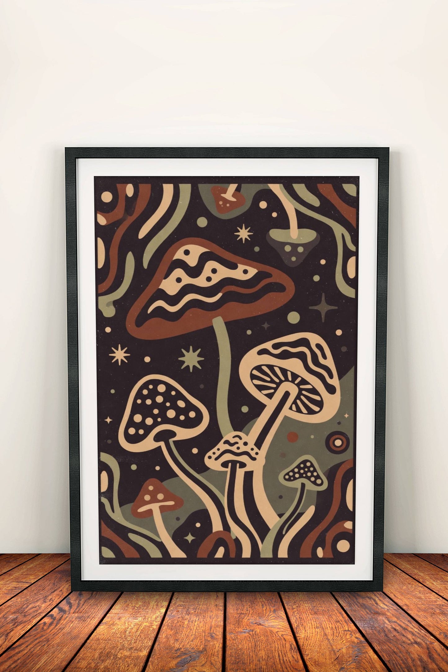 Nature Dream Poster – Retro Forest Art