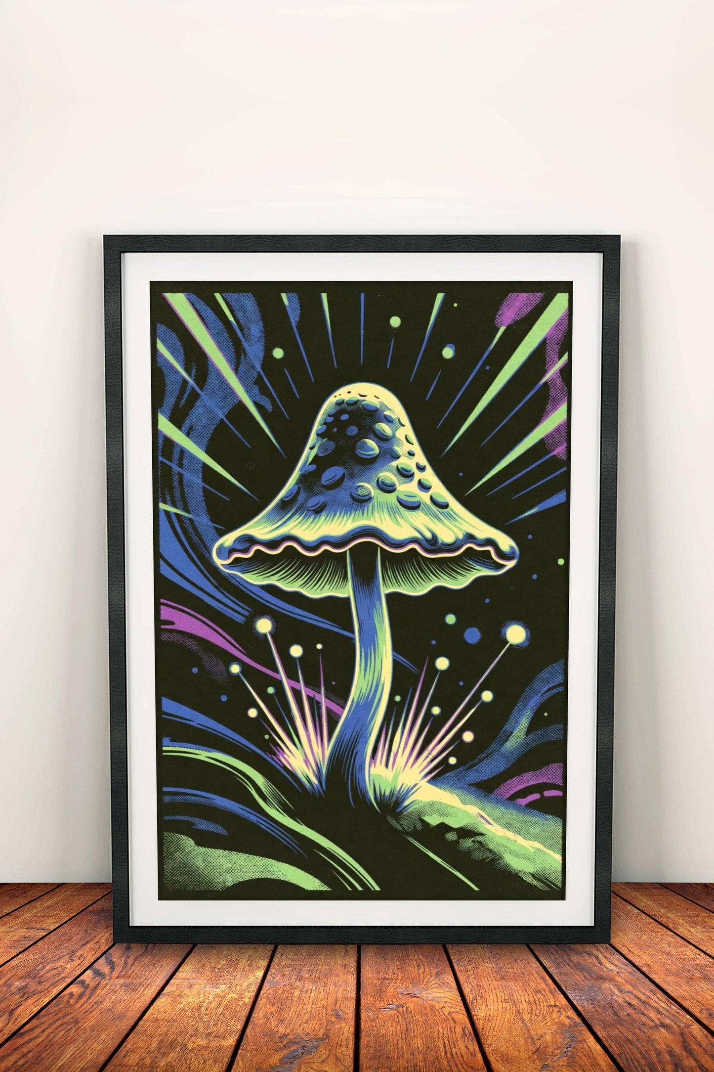 Nature Poster – Retro Glow Art