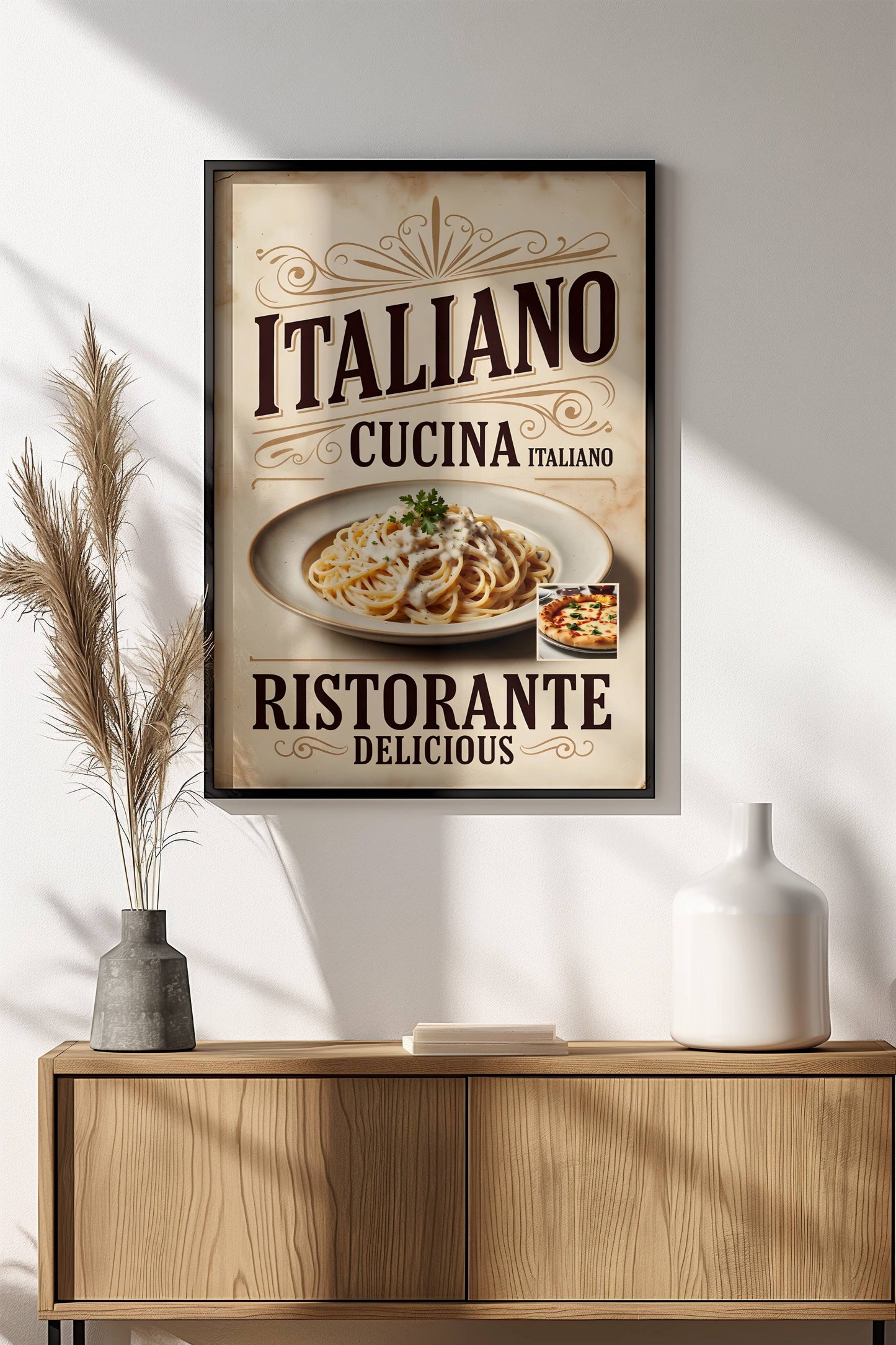 Italiano Cucina Poster – Retro Italian Restaurant Art