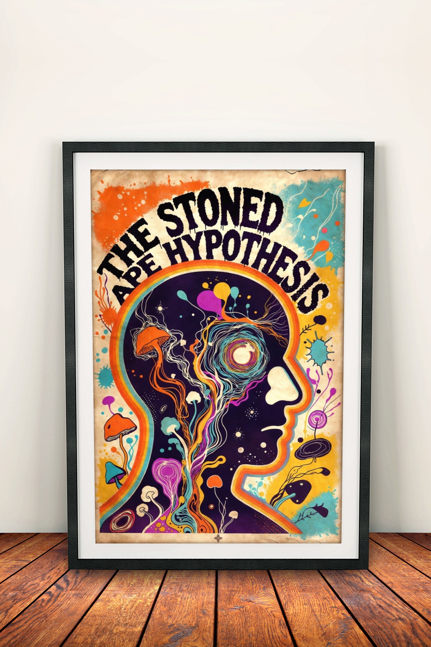 The Vibrant Ape Hypothesis Poster – Retro Mind Art