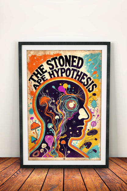 The Vibrant Ape Hypothesis Poster – Retro Mind Art