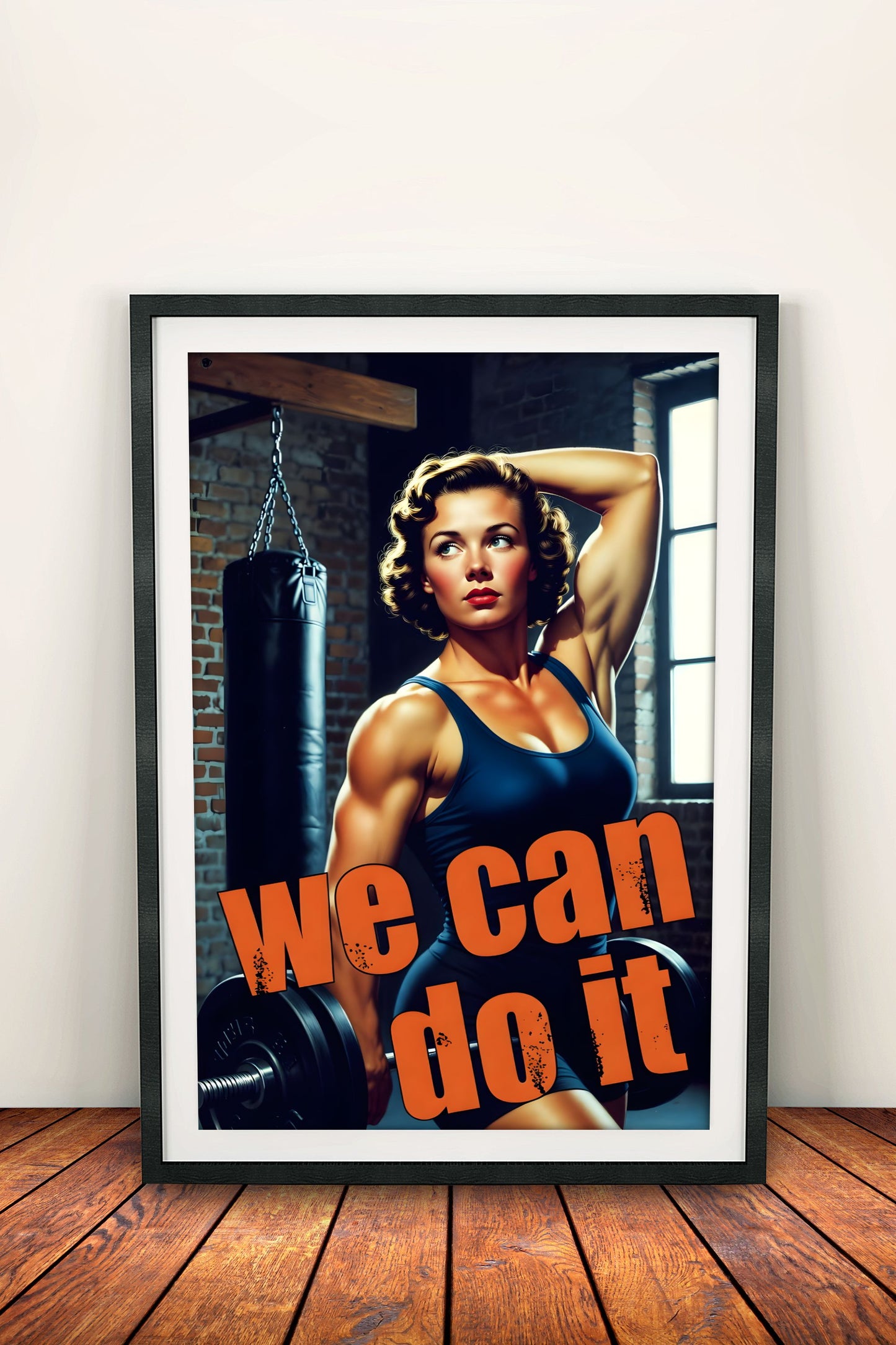 We Can Do It - Vintage Gym Poster