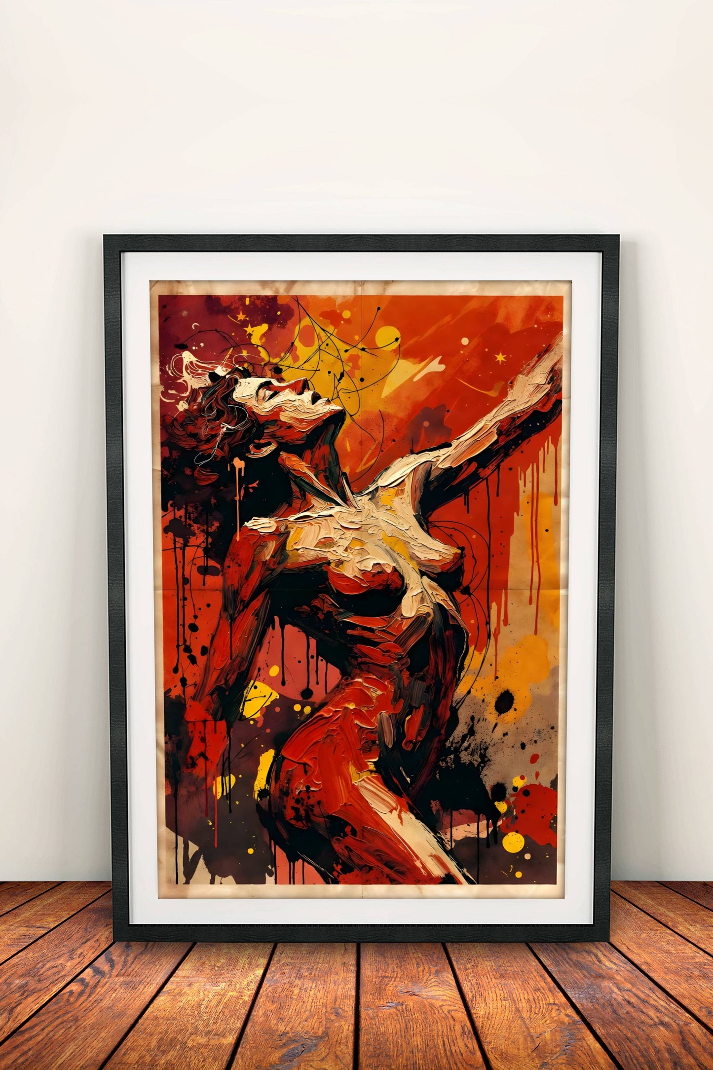 Freedom Poster – Retro Expressive Body Art