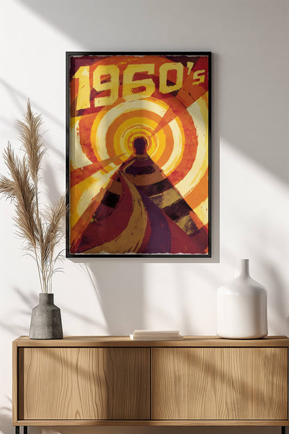 1960s Retro Poster – Vintage Journey Art