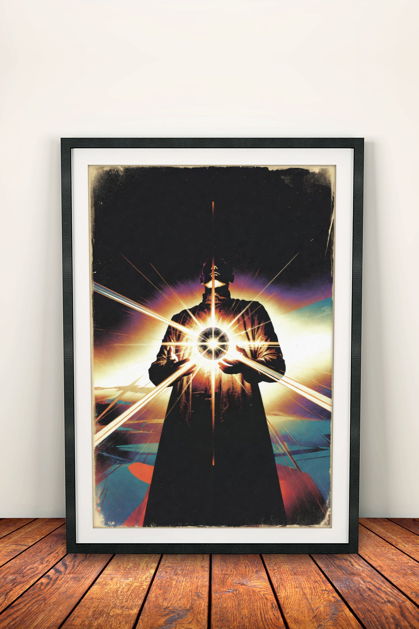 Mystic Energy Poster – Retro Cosmic Power Art