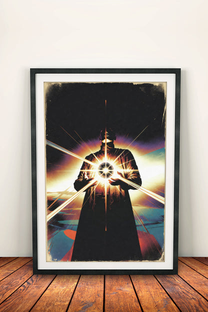 Mystic Energy Poster – Retro Cosmic Power Art