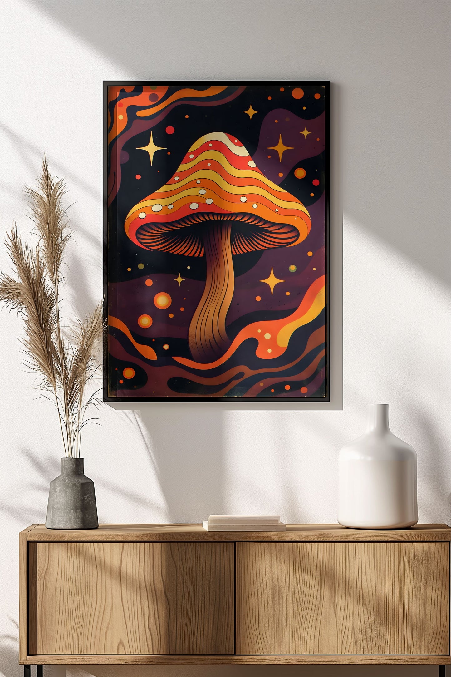 Colourful Nature Glow - Vintage Poster