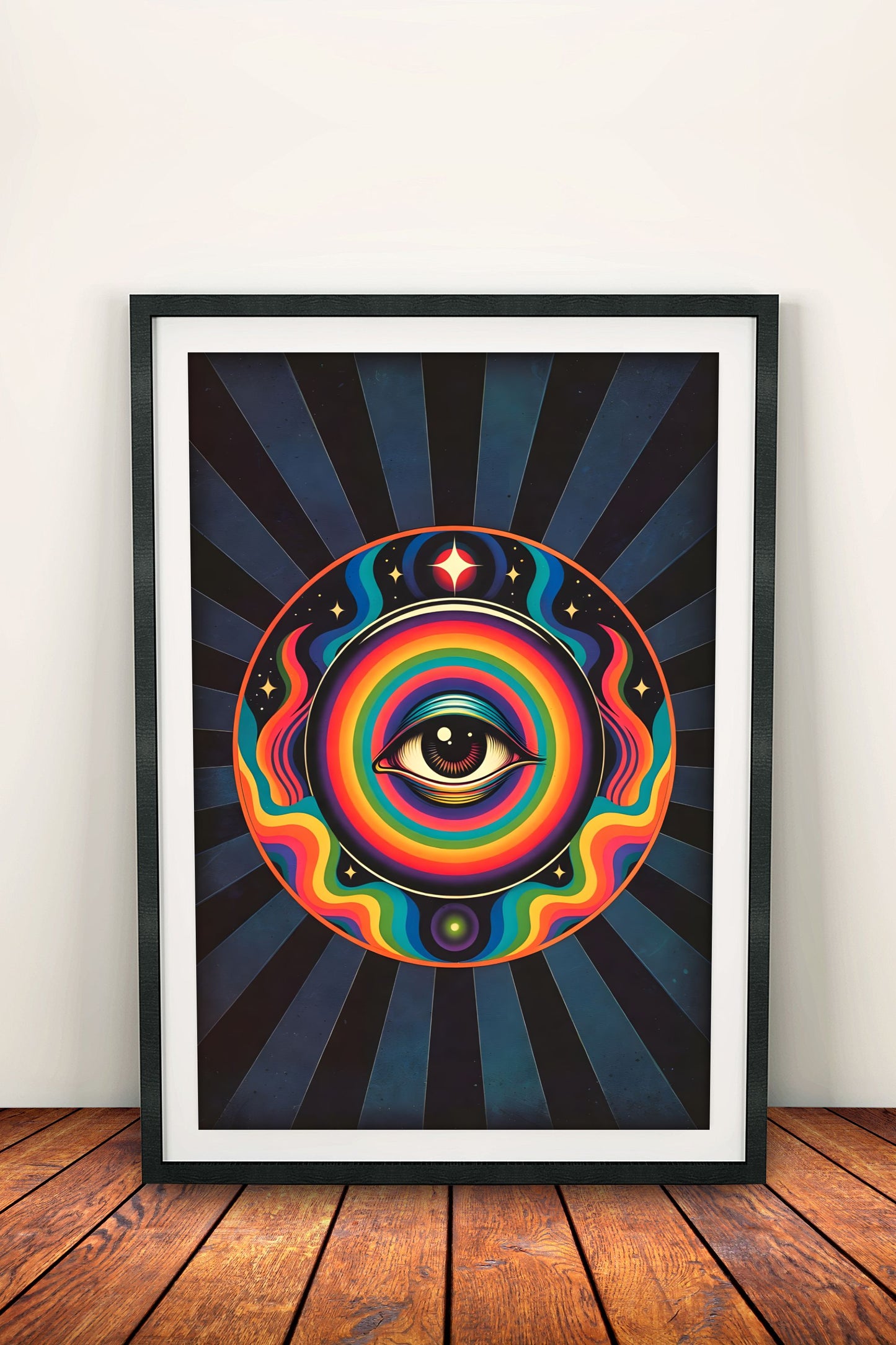All-Seeing Eye - Vintage Poster
