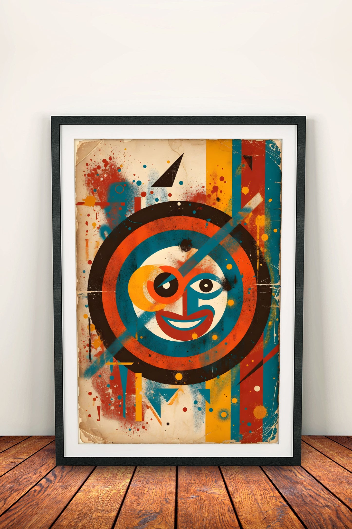 Fun Time Smile Face - Retro Poster