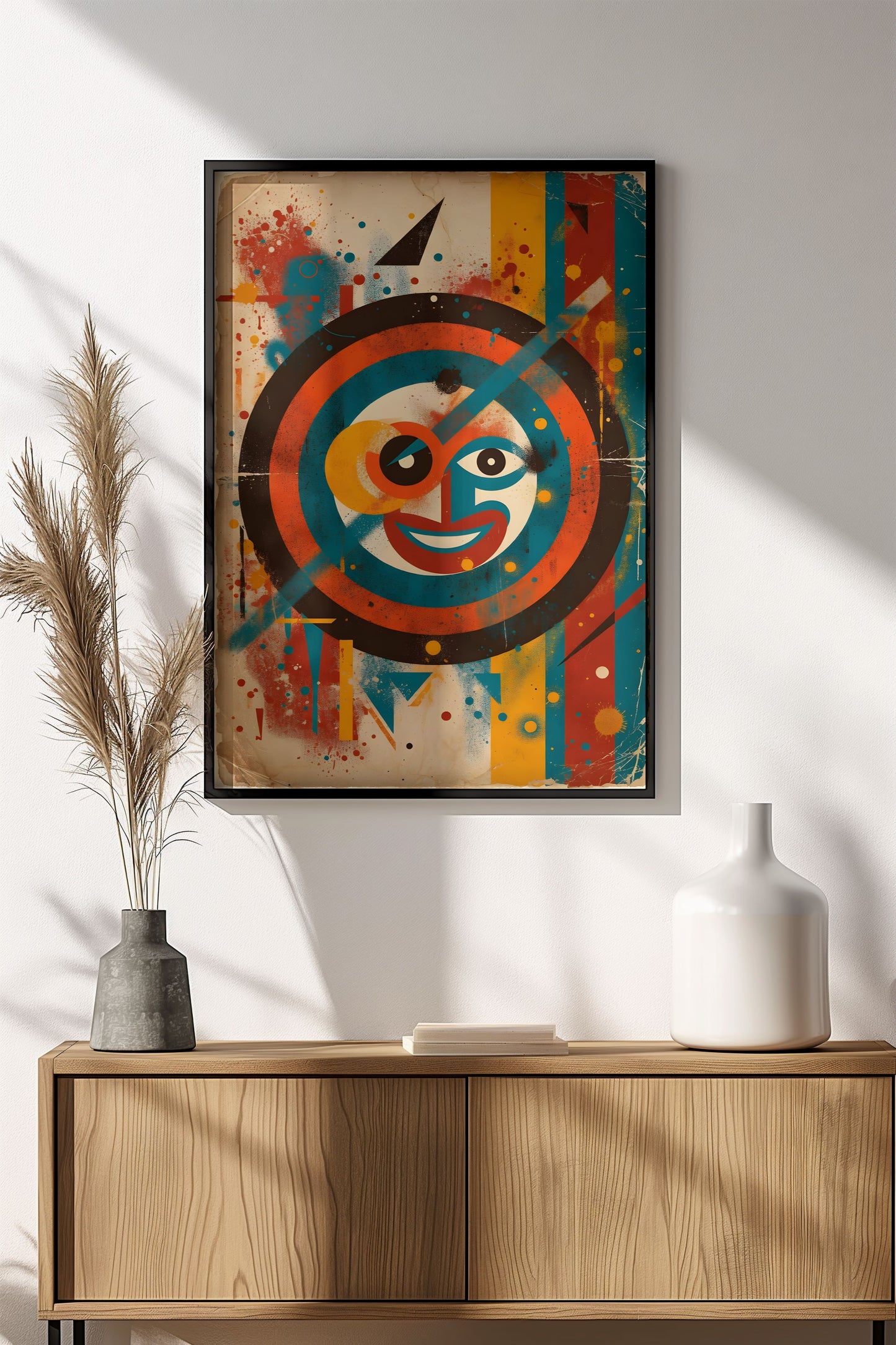 Fun Time Smile Face - Retro Poster